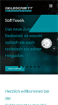 Mobile Screenshot of goldschmitt.de